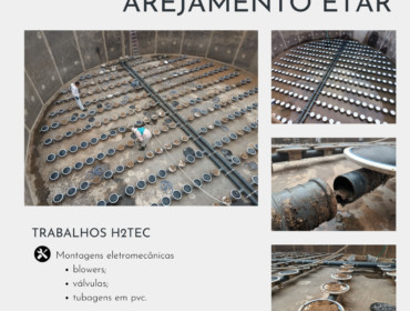 Manutenção de rede de arejamento em ETAR Industrial