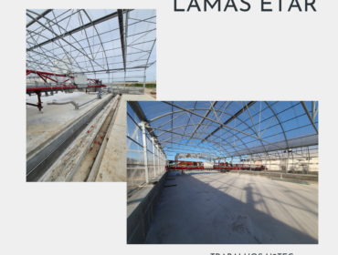 Aplicação de pontes revolvedoras de lamas em ETAR