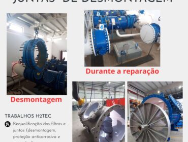 Requalificação dos filtros e das juntas de desmontagem dos filtros nº 1 e 3 da Estação de Filtração da Magra – EDIA