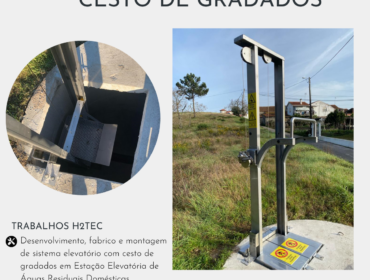 Cesto de Gradados para Estação Elevatória de Águas Residuais